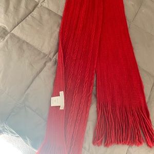New York & company red scarf so soft!